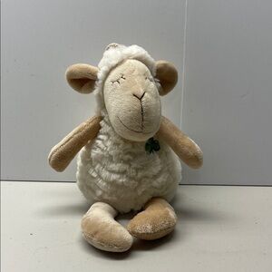 Used Allied Lamb Sheep Plush Irish Shamrock 20” Stuffed Animal